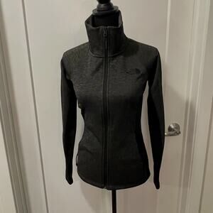 Women's The North Face Arcata soft shell jacket fully zip XS gray and black new